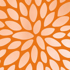 Floral Bloom in Orange Coffee Mug Gallery Image 2