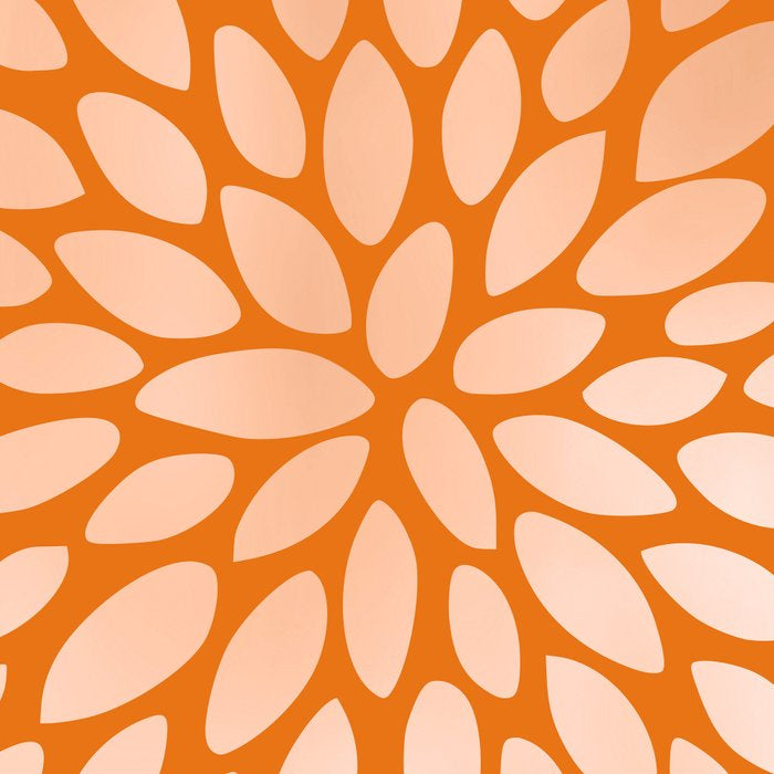 Floral Bloom in Orange Coffee Mug Gallery Image 2