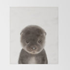 Baby Otter Throw Blanket Gallery Image 2