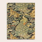 William Morris Teal Forest,peacock,birds Notebook Gallery Image 4