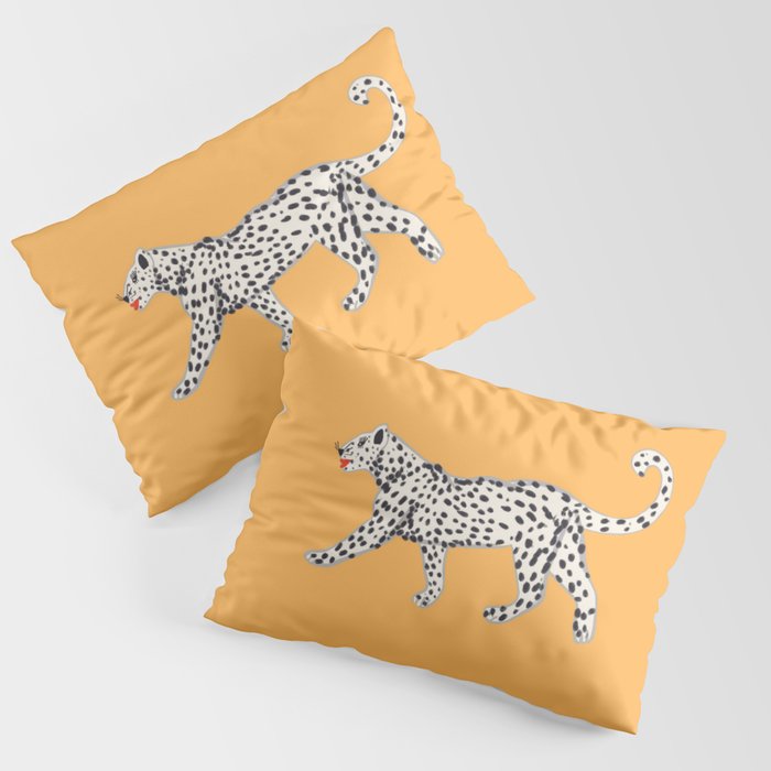 White fashionable cheetah  Pillow Sham Gallery Image 3
