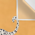 White fashionable cheetah  Wall Tapestry Gallery Image 3