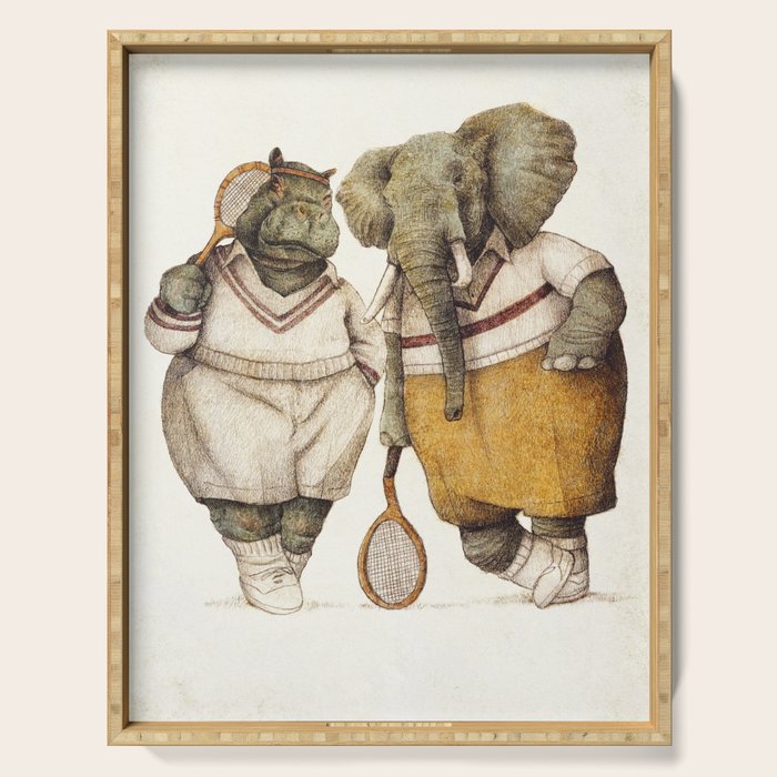 Gentlemen of the Court Serving Tray Gallery Image 1