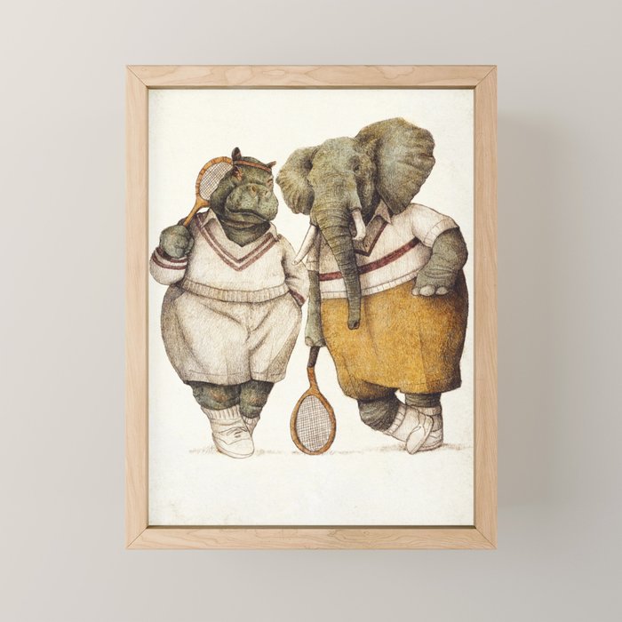 Gentlemen of the Court Mini Art Print Gallery Image 1