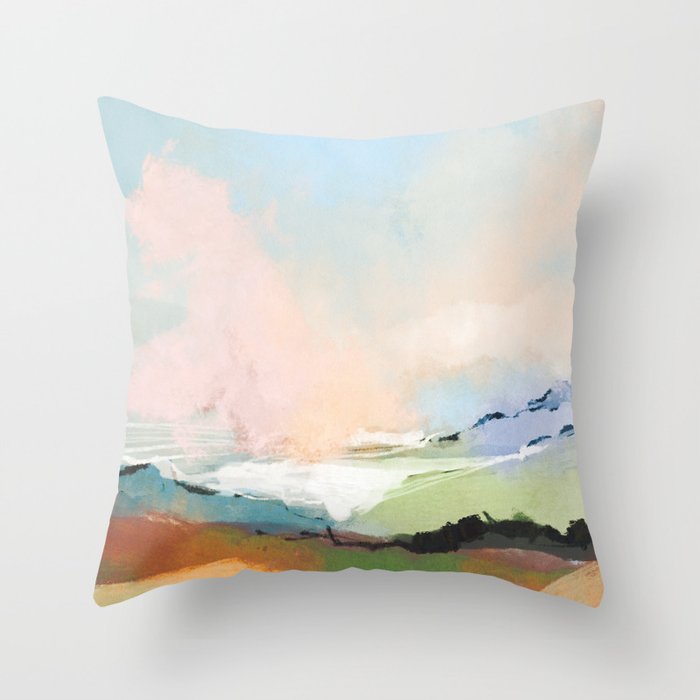 Dream Landscape Throw Pillow Gallery Image 1