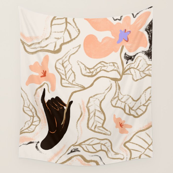 Fleur Wall Tapestry Gallery Image 1