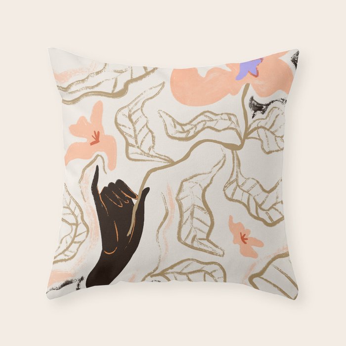Fleur Throw Pillow Gallery Image 6