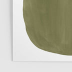 Olive green abstract shapes Poster Gallery Image 3