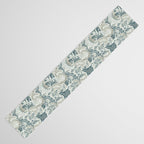 Fairytale Forest Raccoons - charming blue Table Runner Gallery Image 3