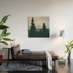 Mount Redoubt Wood Wall Art Gallery Image 2