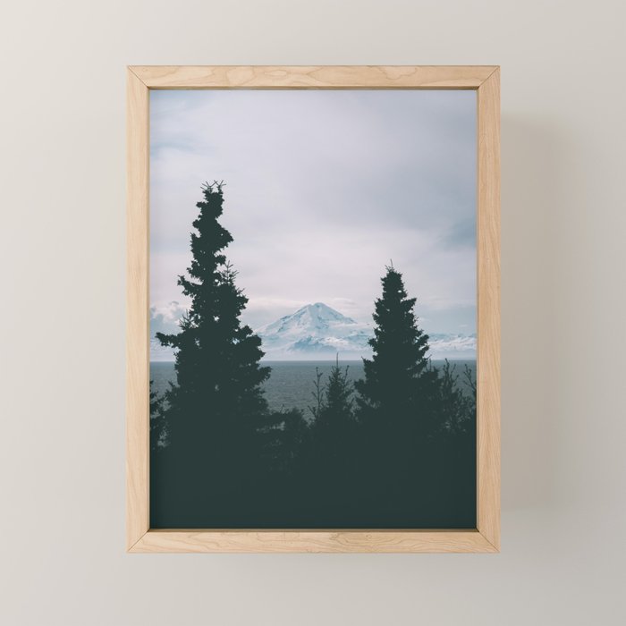 Mount Redoubt Mini Art Print Gallery Image 1