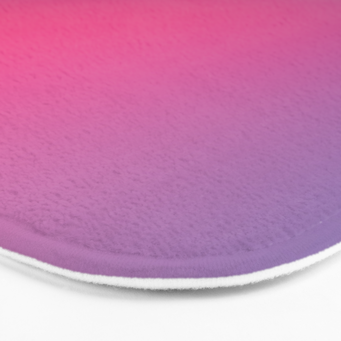 Glowy Blue And Pink Gradient Bath Mat Gallery Image 3