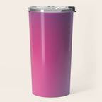 Glowy Blue And Pink Gradient Travel Mug Gallery Image 2