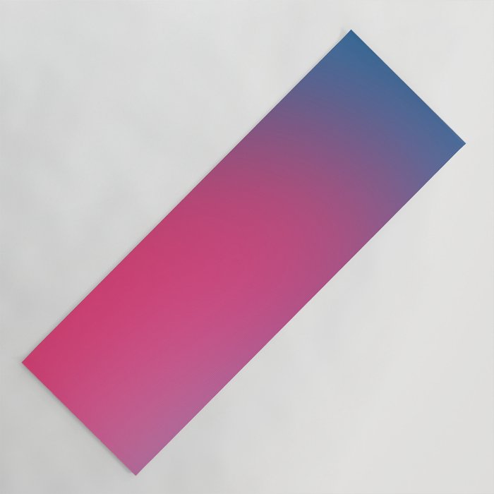 Glowy Blue And Pink Gradient Yoga Mat Gallery Image 1
