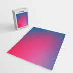 Glowy Blue And Pink Gradient Jigsaw Puzzle Gallery Image 2