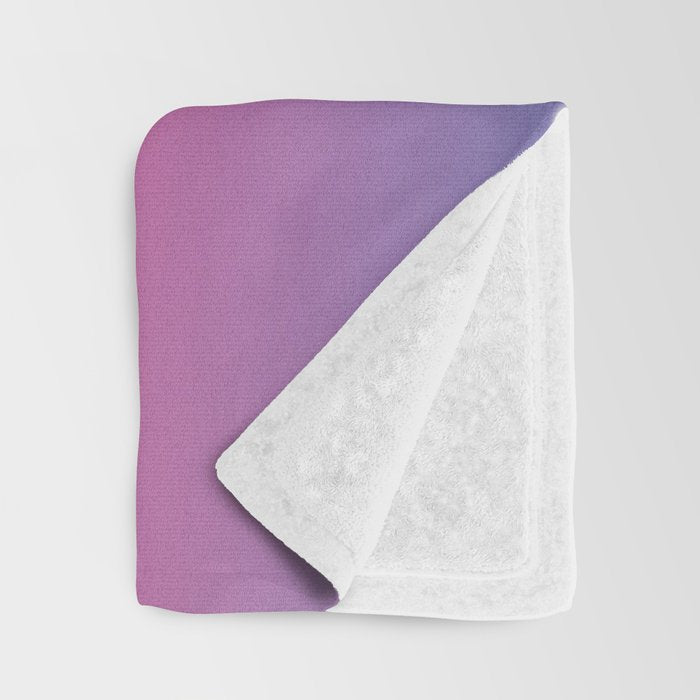 Glowy Blue And Pink Gradient Throw Blanket Gallery Image 3