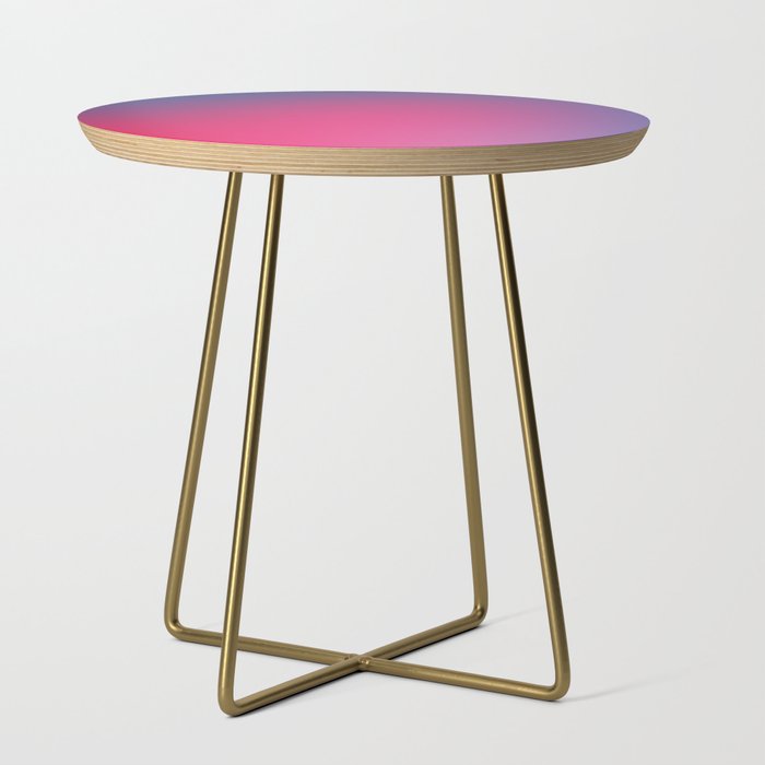 Glowy Blue And Pink Gradient Side Table Gallery Image 1