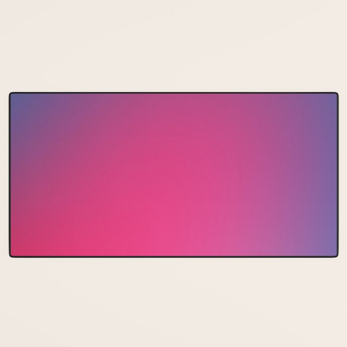 Glowy Blue And Pink Gradient Desk Mat Gallery Image 3