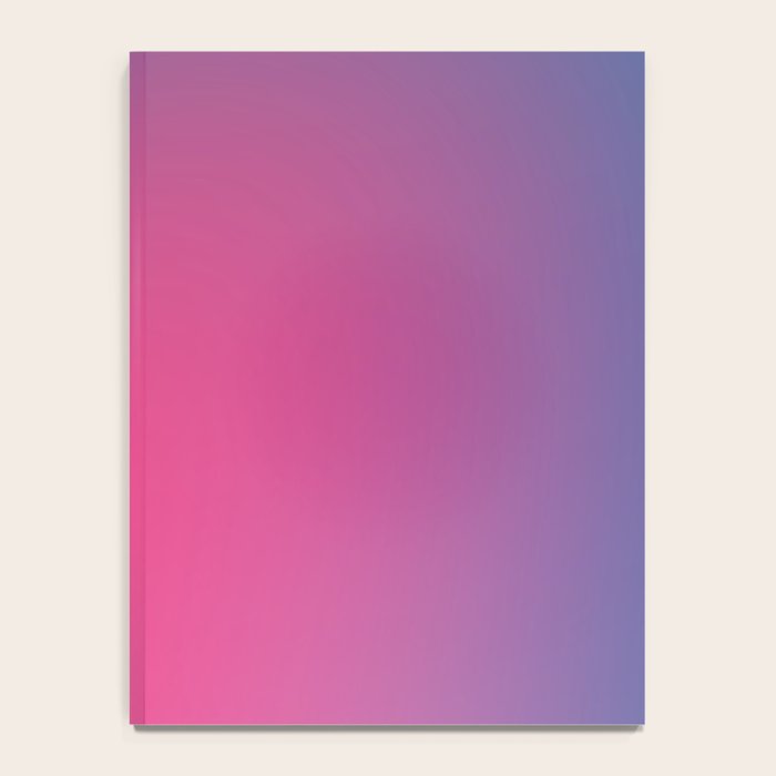 Glowy Blue And Pink Gradient Notebook Gallery Image 4