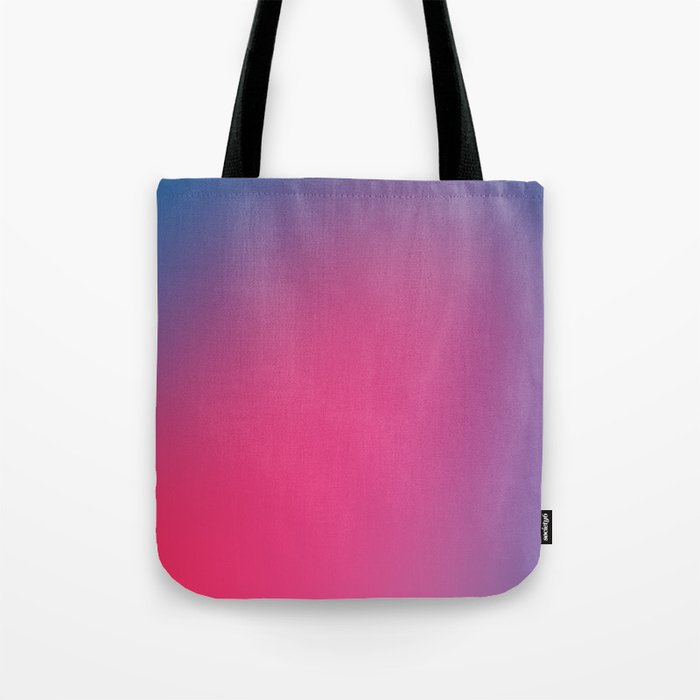 Glowy Blue And Pink Gradient Tote Bag Gallery Image 1