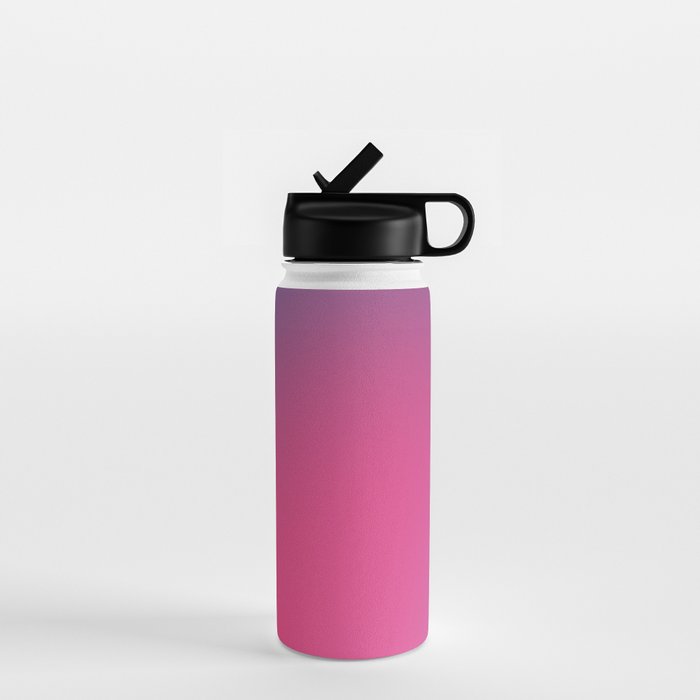 Glowy Blue And Pink Gradient Water Bottle Gallery Image 1