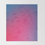 Glowy Blue And Pink Gradient Throw Blanket Gallery Image 2