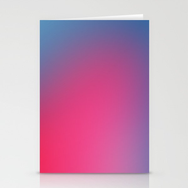 Glowy Blue And Pink Gradient Stationery Card Gallery Image 2
