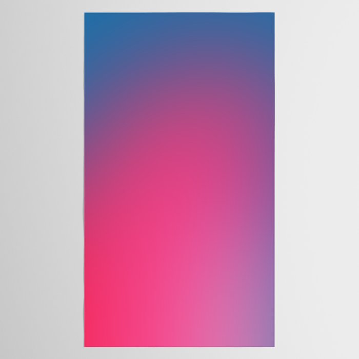 Glowy Blue And Pink Gradient Tablecloth Gallery Image 2