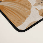 Pumpkin Confetti - Orange on Cream Desk Mat Gallery Image 4