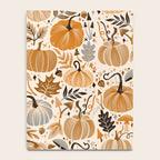 Pumpkin Confetti - Orange on Cream Notebook Gallery Image 4
