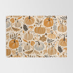 Pumpkin Confetti - Orange on Cream Rug Gallery Image 2