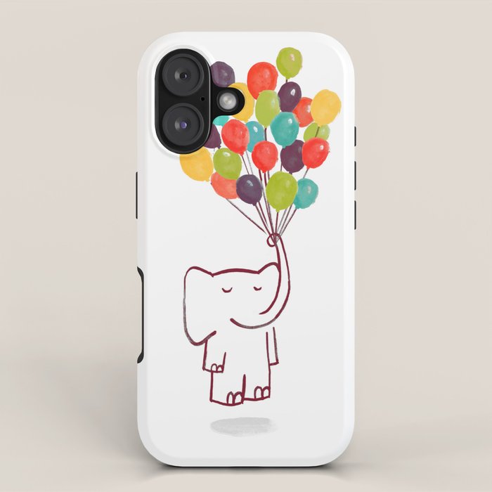 Flying Elephant iPhone Case Gallery Image 1