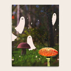 Spooky Forest Ghost Collage Notebook Gallery Image 4