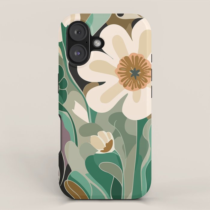 Seattle Flower Market Print iPhone Case Gallery Image 1
