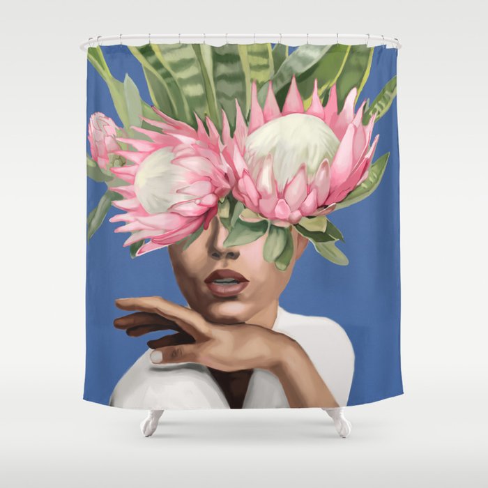 Floral Elegance 2 Shower Curtain Gallery Image 1
