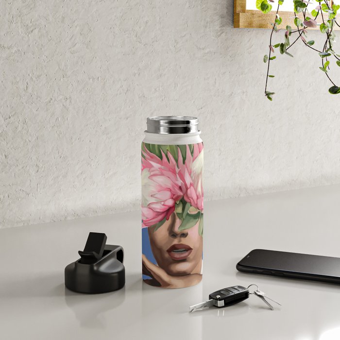 Floral Elegance 2 Water Bottle Gallery Image 4