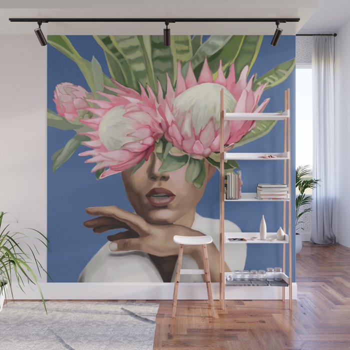Floral Elegance 2 Wall Mural Gallery Image 1