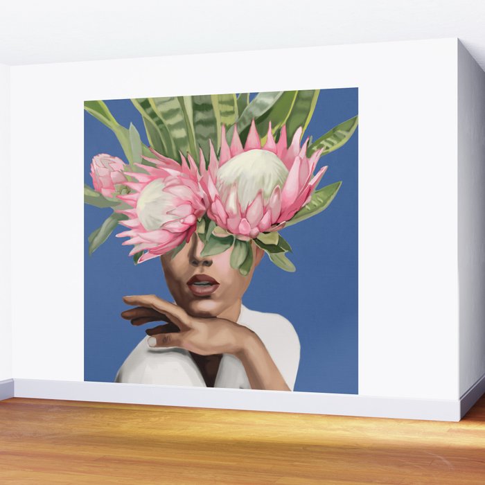 Floral Elegance 2 Wall Mural Gallery Image 2