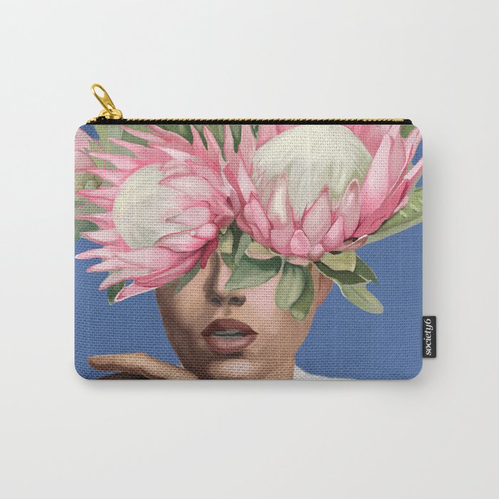 Floral Elegance 2 Carry All Pouch Gallery Image 1