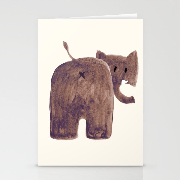 Elephant's butt Stationery Card Gallery Image 1