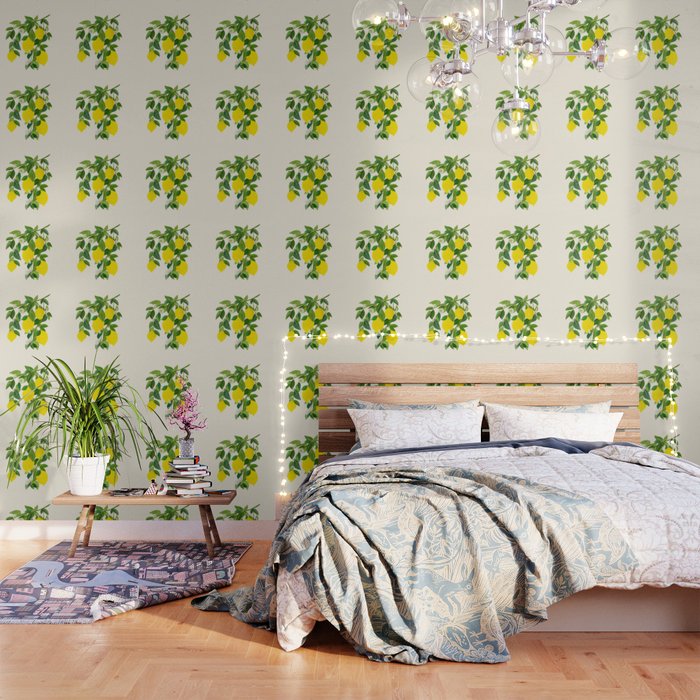 Summer Lemons / Tropical Fruit Series Wallpaper Gallery Image 1