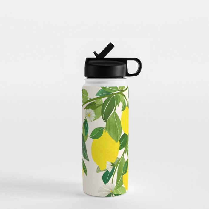 Summer Lemons / Tropical Fruit Series Water Bottle Gallery Image 1