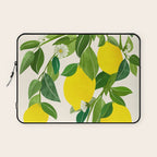Summer Lemons / Tropical Fruit Series Laptop Sleeve Gallery Image 1