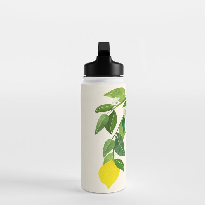 Summer Lemons / Tropical Fruit Series Water Bottle Gallery Image 3