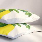 Summer Lemons / Tropical Fruit Series Pillow Sham Gallery Image 3