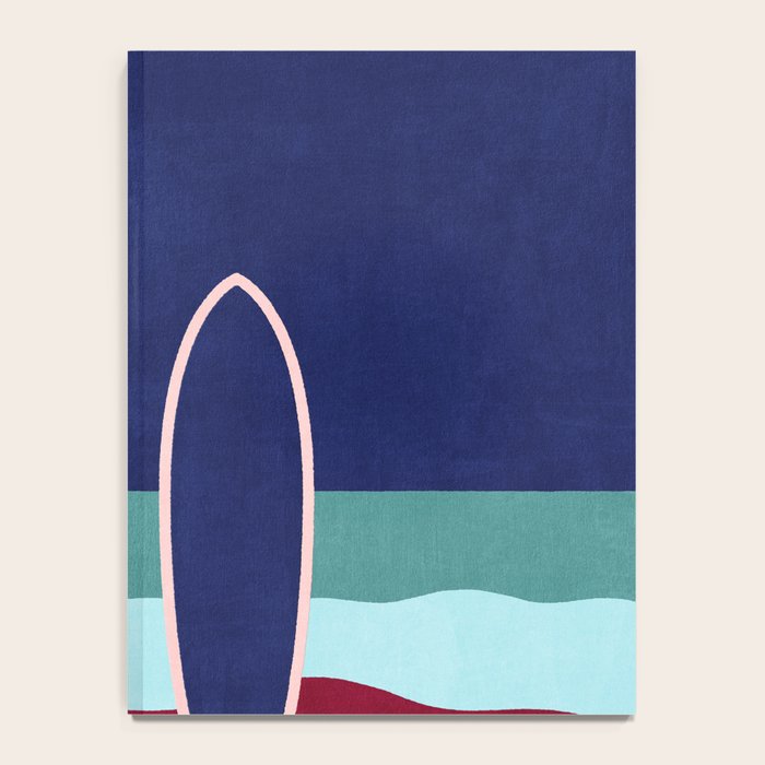 LANDSHAPES - Beach - night Notebook Gallery Image 4