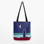 LANDSHAPES - Beach - night Tote Bag Gallery Image 2
