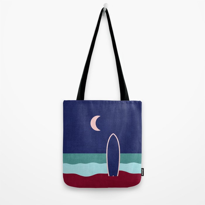 LANDSHAPES - Beach - night Tote Bag Gallery Image 2