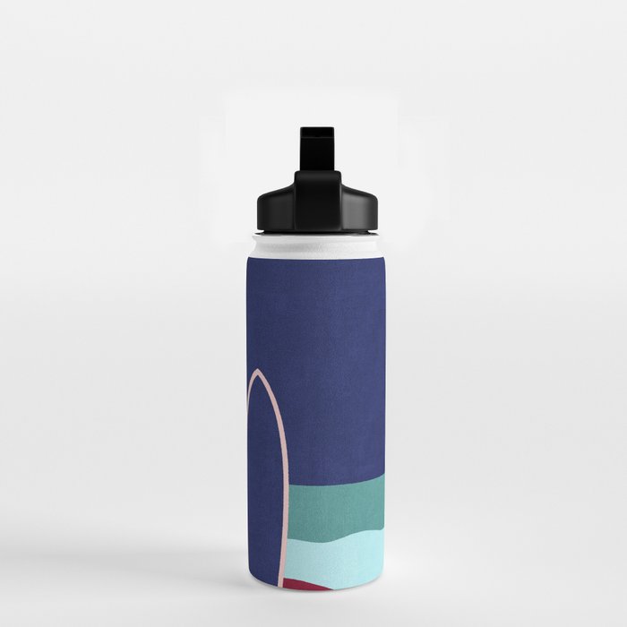 LANDSHAPES - Beach - night Water Bottle Gallery Image 2