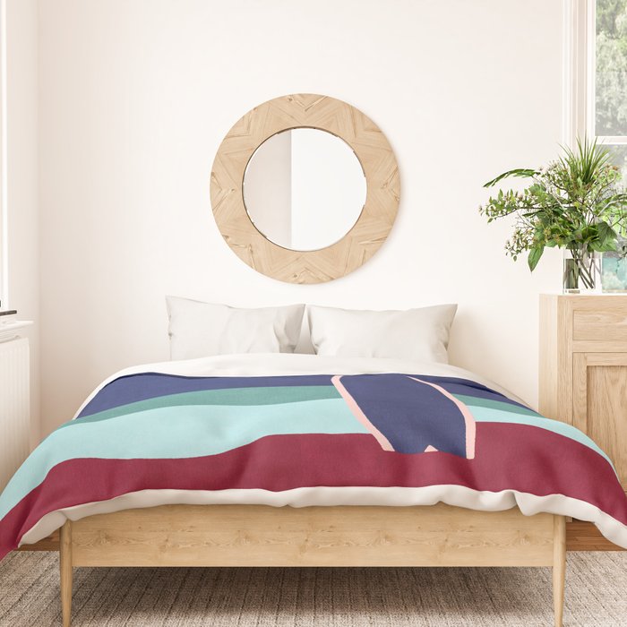 LANDSHAPES - Beach - night Duvet Cover Gallery Image 3